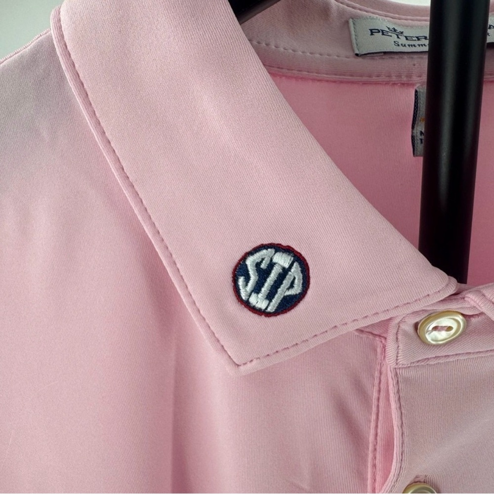 EXCLUSIVE SIP EMBROIDERED COLLAR! "REAL REBS WEAR PINK"! OLE MISS! NWT - XL